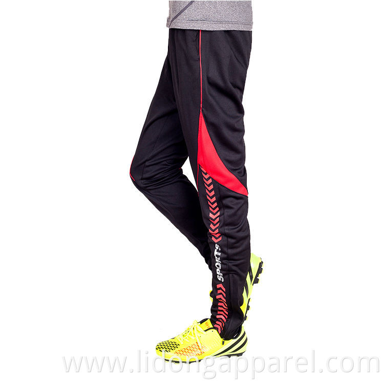 Wholesale orders high quality tracksuit bottoms polyester elastic soccer training pants
